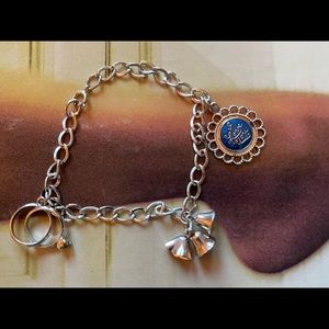 Vintage Wedding Bells Charm Bracelet
